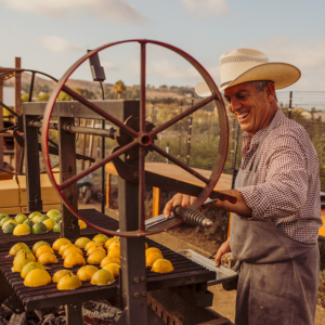 Chef David Pratt open-fire cooking for the Community Table at The Ecology Center in San Juan Capistrano